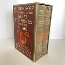 1960s Milton Cross Encyclopedia of the Greatest Composers David Ewen 2 B... - $24.95