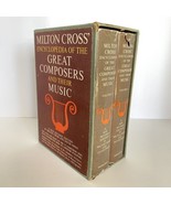 1960s Milton Cross Encyclopedia of the Greatest Composers David Ewen 2 B... - £19.62 GBP