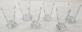 I) Set of 6 Gelato Sundae Fruit Cream Dessert Ice Glassware Bowl Cone Gl... - $12.86