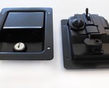 2 Dual LockIng INTERIOR EXTERIOR X-door latch BLACK handles fits HUMVEE ... - £159.07 GBP