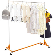 VEVOR 71in Garment Rack Z-Truck 300lbs Heavy-Duty Collapsible Clothing Stand - £76.11 GBP