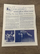Q4 1973 Madison Square Garden Center Insights MSG NYC Bill Bradley NY Kn... - $20.60 CAD