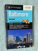 ADC Baltimore MD Spiral Bound Pocket Atlas(Blue Cover) - $1,372.73 MXN