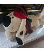 Rufus &amp; Red 2003 Plush Dog Christmas Stocking Cap Large 30&quot; Huggable Toy... - £50.55 GBP