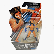 X-Men Origins Wolverine Comic Series Wolverine Action Figure Blue Suit Hasbro  - £21.38 GBP