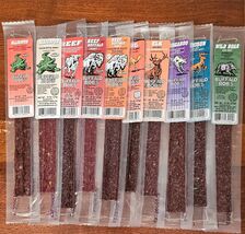 Buffalo Bob&#39;s Exotic Game Jerky - 10 Pack Variety Bundle **FREE SHIPPING** - $21.00