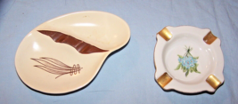 2 Vintage Ceramic Ashtrays-Carlton Ware, Czechoslovakia - £10.83 GBP