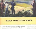 Wings Over Kitty Hawk 1930&#39;s Magazine Ad Socony Vacuum Oil Company  - £14.03 GBP