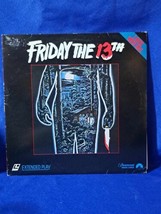 Friday The 13th Laserdisc / Videodisc Vintage 1980 Extended Play &quot;Rare&quot; - £162.69 GBP