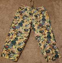 Womens Hilo Hattie Capri Cropped Pants Size M Tropical Aloha Hawaiian USA Made - £13.96 GBP