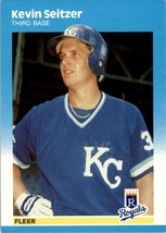 1987 Fleer Update - #U-108 Kevin Seitzer (RC) Kansas City Royals Basebal... - $1.49