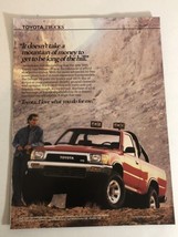 1990 Toyota 4x4 Deluxe V6 Vintage Print Ad Advertisement pa11 - £5.44 GBP