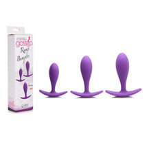 Curve Toys Gossip Rump Bumpers 3-Piece Silicone Anal Training Set Violet - £22.34 GBP