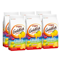Goldfish Colors Cheddar Cheese Crackers, Baked Snack Crackers, 6.6 Oz Ba... - $33.40
