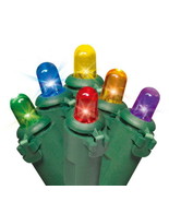 20-Count Battery-Operated Multicolor LED Dome Christmas Lights on Green ... - $364.18 MXN
