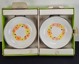 2 Vintage Ekco Country Garden Porcelain Clad Pan Cookware Bowls Enamel I... - $24.70