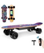 Electric Skateboard w/Remote 12.4 mph 7 Layer Maple Deck 176 lbs max weight - £198.28 GBP
