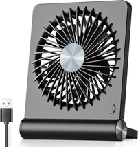 USB Fan, Strong Wind Ultra Quiet Small Desk Fan 220° Tilt Folding 3 Speeds Adjus - £14.69 GBP