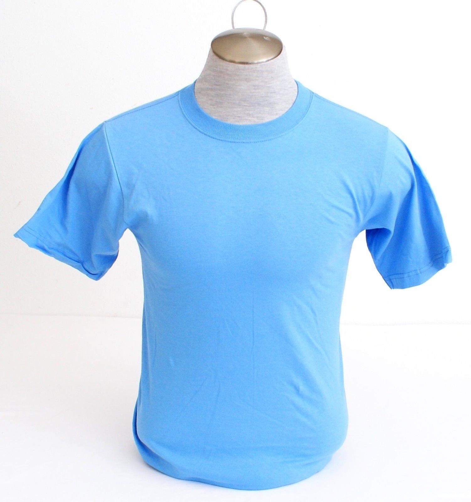 Primary image for Reebok Blue Crew Neck Cotton Tee T Shirt Men's NEW
