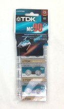 TDK Micro-cassette 90 Package of 3 D-MC90U3 Vintage 1998 - £7.89 GBP