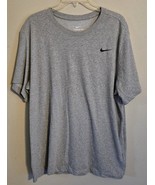 Nike Tee Dri-Fit T-Shirt Mens XL Light Grey Athletic Performance Tee - €12,73 EUR