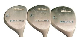 Wilson Prestige Wood Set 1W,3W,5W Petite Ladies Graphite Nice Grips Wome... - £45.16 GBP