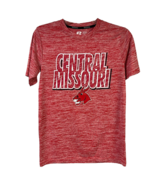 Central Missouri Mens Russell Athletic Graphic T-Shirt Red White Space D... - £19.37 GBP