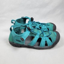 KEEN Womens Newport H2 Sandals Shoes Waterproof Size 4 Teal Hiking Outdoors - £18.41 GBP