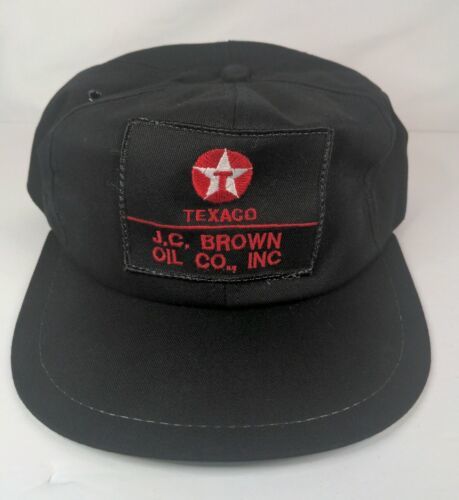 Primary image for Vintage TEXACO J.C. BROWN OIL CO. INC Gas Oil Trucker Hat Cap Snapback