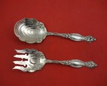 Frontenac by International Sterling Silver Salad Serving Set 2-pc FHAS 9&quot; - £395.87 GBP