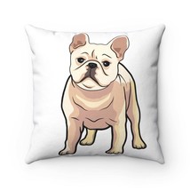 French Bulldog Spun Polyester Square Pillow - $29.85