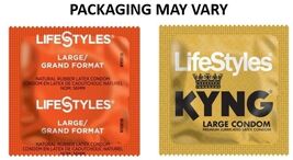 50 CT LifeStyles Large (KYNG) Condoms - $12.38