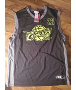 NBA LeBron James Jersey Youth Large Black Cleveland Cavs Basketball Shirt 23  - $42.56