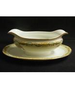 Vintage Noritake China Arvana Gravy Boat w Underplate - $666.82 MXN