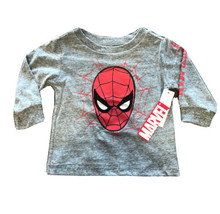 Spiderman Infant Boys Long Sleeve Shirt 12 Months Official Licensed  Wit... - $20.01