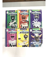 Group of 6 Different Super Rare Licensed Power Rangers Activity Books - £15.45 GBP