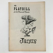 1956 Playbill The Plymouth Theatre Present Margaret Sulavan in Janus by ... - £11.17 GBP