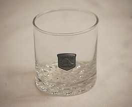 Cutty Sark Scotch Whiskey Rock Glass Pewter Medallion The Real McCoy Man Barware - £11.89 GBP