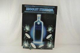 Absolut Stardom Vodka 3D Cardboard Display Sign Bottle in Spotlight 18&quot; Wide - £33.04 GBP