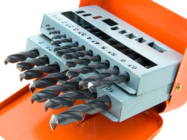 19pcs Roll Forged HSS High Speed Twist Drill Bits Set Metal Drilling - £15.37 GBP