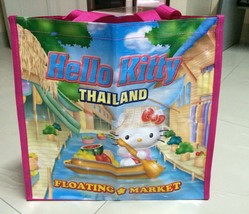 Sanrio Hello Kitty floating market in Thailand shopping tote bag. Limite... - $9.99
