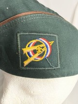 Vintage Official Sanforized BSA Boy Scouts Of America Garrison Hat Cap Large - £9.30 GBP