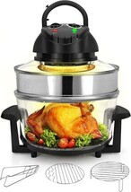 Nutrichef Convection Countertop Oven Toaster - Healthy Kitchen Glass Air... - $49.49