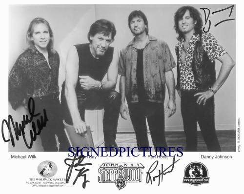Primary image for STEPPENWOLF GROUP SIGNED AUTOGRAPHED PROMO PHOTO