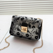 Spring Lace Small Square Bag Leisure Phone Bag Mini Women&#39;s Bag Chain Bag - £24.49 GBP