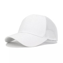 Mens Womens Trucker Hat Mesh Back Plain Snapback Baseball Cap Blank Viso... - $18.99