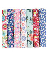 7 pcs Assorted Pre-Cut Charm Cotton Quilting Fabric Fat Quarter Bundle 5... - $412.96 MXN