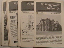 [P7] (Pick from lot) THE MAYFLOWER QUARTERLY 1972 - 1973 - £4.38 GBP