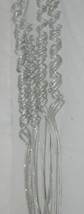 UniQue Designs Christmas Holiday Decorations Silver Curly Sprays - £15.89 GBP