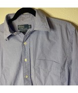 Ralph Lauren Dress Shirt Mens 16.5 32/33 Light Blue Andrew Classic Fit B... - £8.55 GBP